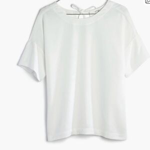 Madewell White Short Sleeve Top